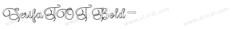 SerifaTOT Bold字体转换